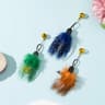 Interactive Cat Feather Replacement Toy With Bell For Teaser Wand Play 15
