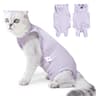 Professional Cat Recovery Suit For Abdominal Wounds And Cone Alternative Post Surgery Care 2
