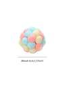 Cat Bell Ball Toy Colorful Elastic Interactive Chase Ball For Cats And Kittens 5