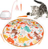 Automatic Motion Cat Toy Interactive Motorized Feather Wand For Active Indoor Cats And Kittens 1
