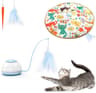 Automatic Motion Cat Toy Interactive Motorized Feather Wand For Active Indoor Cats And Kittens 2