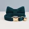 Personalized Bowknot Cat Collar Adjustable Comfort Collar With Engraving For Cats And Kittens 25