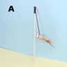 Wooden Cat Teaser Wand With Mouse Feather And Bell 1