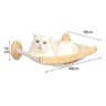 Wall Mounted Cat Climbing Shelf With Sisal Scratching Post 3