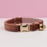 Personalized Velvet Cat Collar With Name Plate Bell And Bow Tie 6