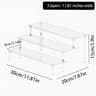 Acrylic Stepped Perfume Display Rack For Cosmetic Desk Vanity Storage And Decoration 2