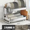 Multilayer Stainless Steel Dish Drying Rack And Bowl Storage Shelf 1