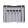 Adjustable Flatware Organizer Tray With Dividers For Spoons Forks Knives Drawer 3
