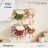 Wall Hanging Onion Garlic Ginger Storage Basket For Kitchen Seasoning Organization 3