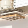 Stainless Steel Kitchen Hanging Organizer Rack With Hooks 6