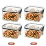 Clear Sealed Kitchen Storage Jar For Grains And Dried Fruit 6