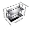 Double Layer Acrylic Cup Holder And Desktop Organizer Rack 1