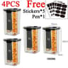 Stackable Plastic Food Storage Jars For Pantry Dry Goods 11