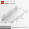 Self Adhesive Wall Storage Shelf For Bathroom And Kitchen 12