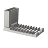 Space Saving Sink Dish Drying Rack With Cutlery Holder 2