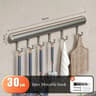 Punch Free Wall Mounted Kitchen Hook Holder For Utensil Storage 1