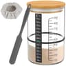9 Piece 900ml Glass Sourdough Starter Jar Kit 1