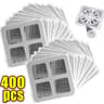 Disposable Mesh Hair Drain Catcher Stickers For Shower And Bathroom Drains 5