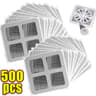 Disposable Mesh Hair Drain Catcher Stickers For Shower And Bathroom Drains 6
