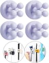 Self Adhesive Silicone Toothbrush Holder Hooks For Bathroom And Kitchen 11