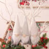 3 Piece Swedish Plush Santa Elf Christmas Ornaments 2