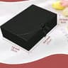 Deluxe Black Gift Box With Lid And Ribbon 1