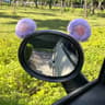 Plush Rabbit Ears Car Mirror Ornament Pair 2