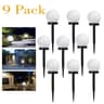 Solar Powered LED Bulb Lights For Outdoor Garden Decor 4