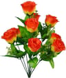 10 Head Artificial Silk Rose Bud Bunch For Wedding And Home Decor 5