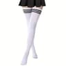 CozyStripe Womens Thigh High Socks 2