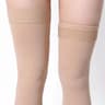 Thigh High Open Toe Compression Stockings With Silicone Band 2