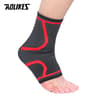 AOLIKES Adjustable Compression Ankle Brace With Support Wrap For Sports And Sprain Recovery 4