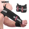 AOLIKES Adjustable Weightlifting Wrist Wraps For Powerlifting Strength Training And Gym Support 1