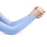 Cooling Ice Silk UV Protection Arm Sleeves With Hand Covers For Outdoor Activities 7