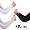 Cooling Ice Silk UV Protection Arm Sleeves With Hand Covers For Outdoor Activities 15
