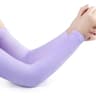 Cooling Ice Silk UV Protection Arm Sleeves With Hand Covers For Outdoor Activities 5