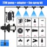 Automatic 72W Garden Misting Irrigation Kit With Timer For Efficient Plant Watering 2