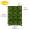 Multi Pocket Wall Hanging Planter Bag For Herbs Flowers And Vertical Gardens 12