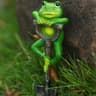 Cute Gnome Frog Rabbit Turtle Garden Statue Set With Decorative Shovels 1