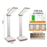 LumiFlex Rechargeable Foldable Touch LED Desk Lamp With Three Brightness Levels 6