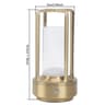 HOMEFISH Rechargeable Touch Table Lamp For Elegant Ambient Lighting At Home 1