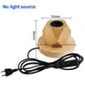Modern Polyhedron Wooden Table Lamp With E27 Socket For Warm Decor 5