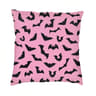 Pastel Goth Pink Black Bat Pillow Cover For Spooky Home Decor 4