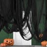 Tattered Black Halloween Gauze Cloth For Haunted Doors Tables And Walls 2