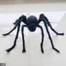 Giant Black Plush Spider Halloween Decoration 2