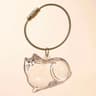 Transparent Pet Hair Memorial Keychain 6