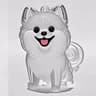 Transparent Pet Hair Memorial Keychain 8