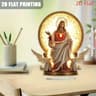 Newborn Jesus Nativity Scene Figurine Religious Desktop Statue For Christmas Home Decor Gifts 7