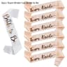 Rose Gold Bride Sash Set Makes Every Bridal Celebration Feel Special 8