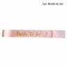 Rose Gold Bride Sash Set Makes Every Bridal Celebration Feel Special 2